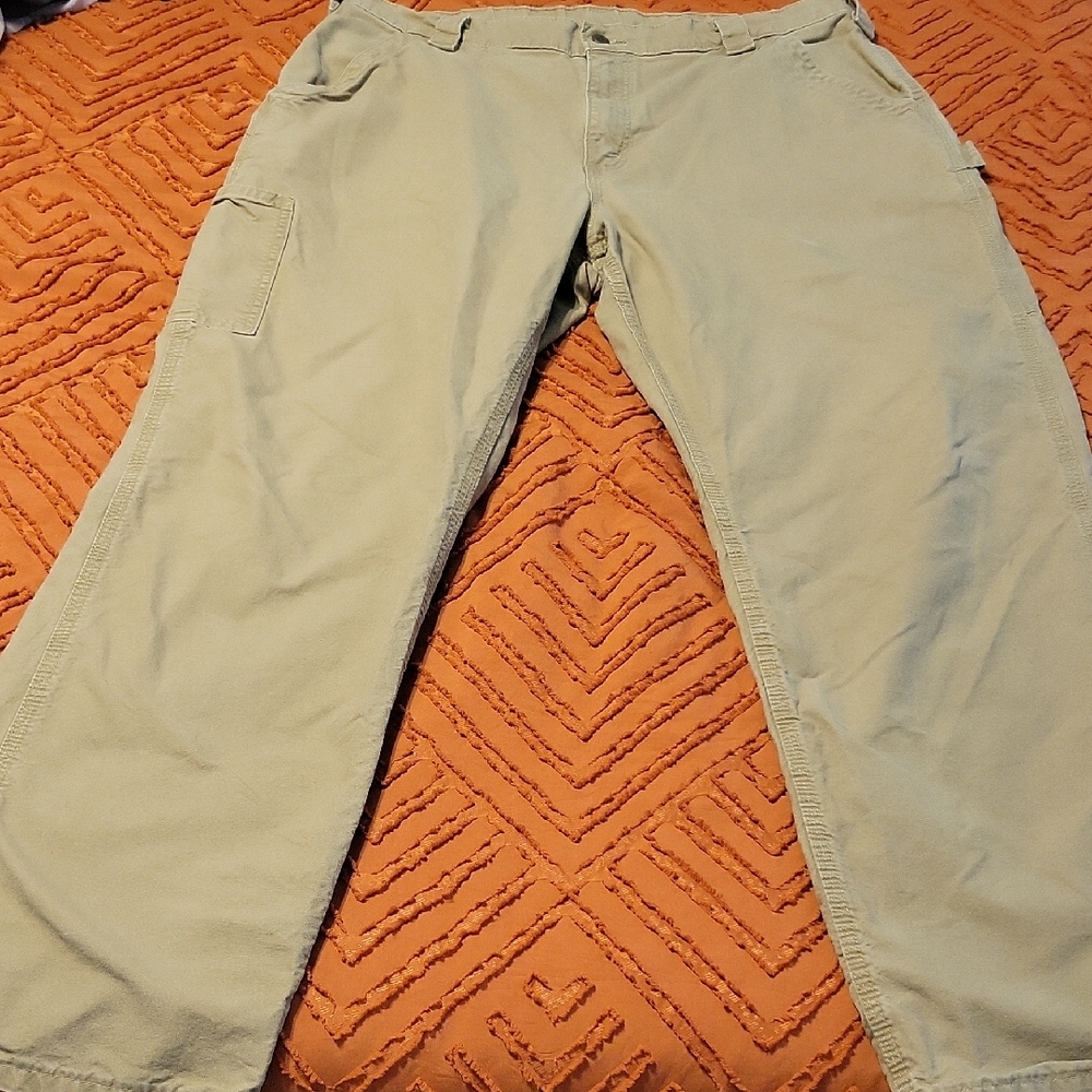 Carhartt Tan Cargo Pants Dungaree Fit